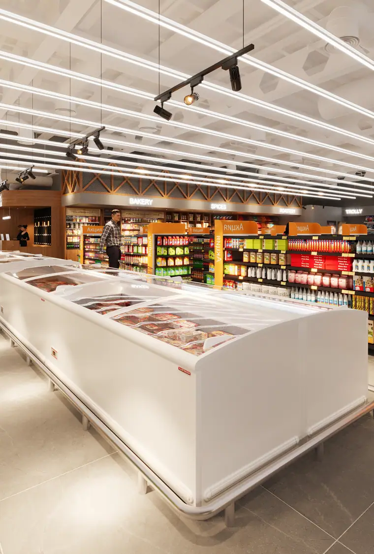 Jas Supermarket, retail interior by AGC in Abu Dhabi, photo 9 of 15