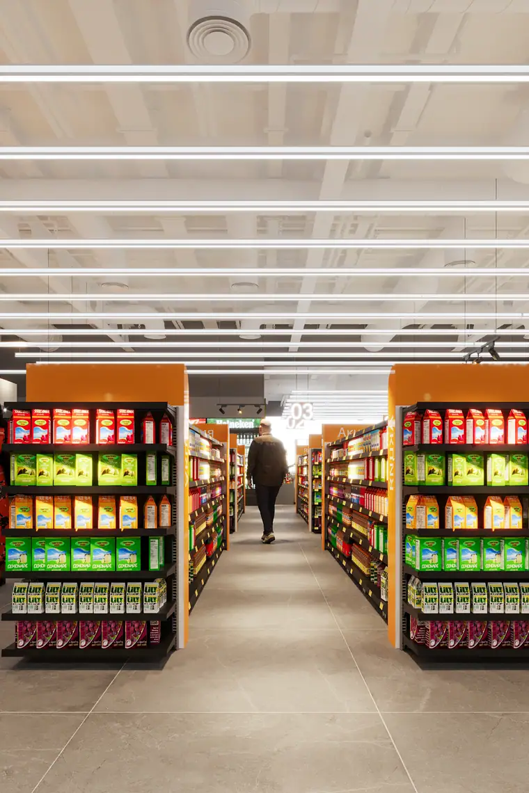 Jas Supermarket, retail interior by AGC in Abu Dhabi, photo 14 of 15