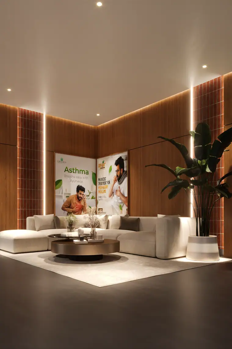 Lokah Ayurvedic Clinic, healthcare interior by AGC in Al Ain, photo 2 of 8