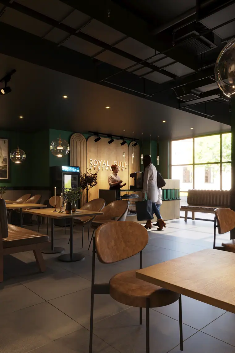 Royal Gulf Café, food & beverage interior by AGC in Abu Dhabi, photo 3 of 6